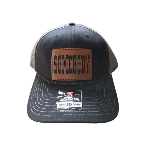 Richardson Other - NEW Richardson 112 Trucker Hat Somebody Brown Black Mesh Snapback Adjustable Cap